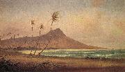 Gideon Jacques Denny Waikiki Beach, oil painting